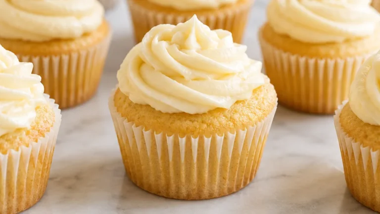 Fluffy Gluten-Free Vanilla Cupcakes! So Easy!