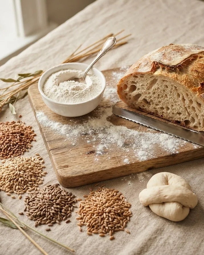Close-up illustrating what Gluten Is and Which Grains Carry It