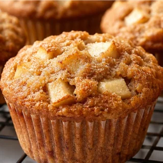 Fluffy Gluten-Free Apple Muffins! So moist! - gluten-free muffins - Gluten-Free Muffins: bake these tender apple spice muffins in under an hour. Naturally dairy