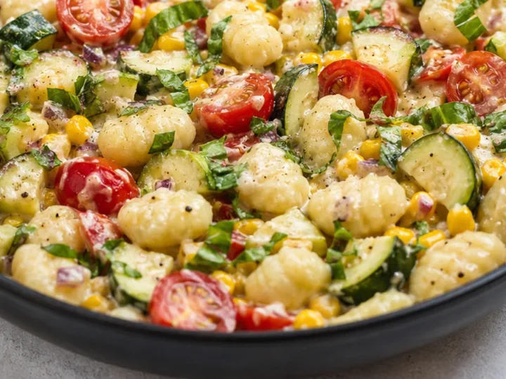 Creamy Veggie Gnocchi Skillet Dinner