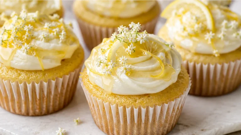Elderflower Lemon Cupcakes