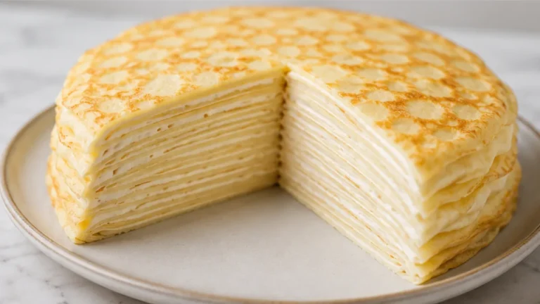 Mille Crêpe Cake: Layers of Pure Bliss!
