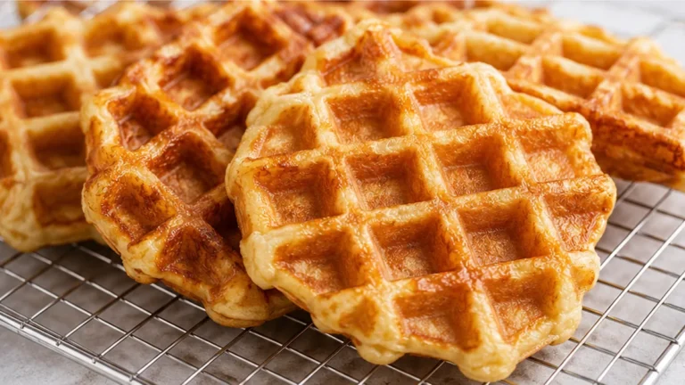 Crispy Mochi Waffles: Chewy, Golden, Irresistible!