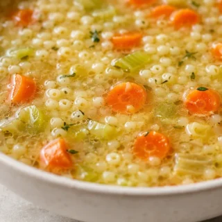 Cozy Pastina Soup: Your Ultimate Comfort Bowl - Pastina soup: Enjoy this incredibly comforting bowl of nourishing broth and tender pureed vegetables. Perfect fo
