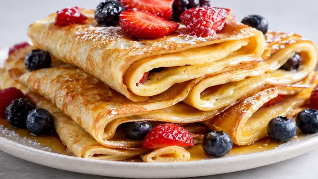 Fluffy Protein Crepes: Grain-Free Recipe - Protein Crepes: master fluffy, grain-free crepes in under 20 minutes. Perfect for a quick, healthy, and satisfying br