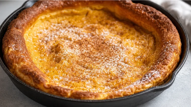 Puffy Pumpkin Dutch Baby: Fall Brunch