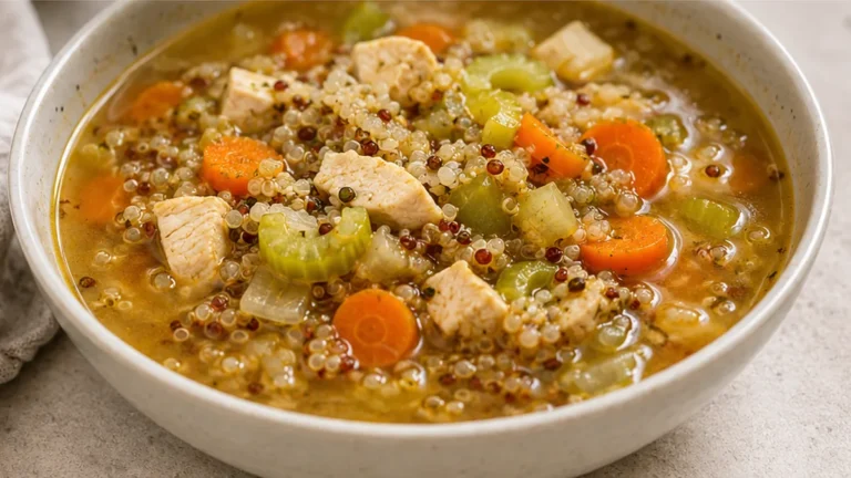 Cozy Quinoa Chicken Soup: Warm Your Soul Tonight!