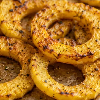 Roasted Spaghetti Squash Rings: Easy Side! Spaghetti squash: master perfectly roasted rings with this simple method. Enjoy tender, shreddable squash every time,