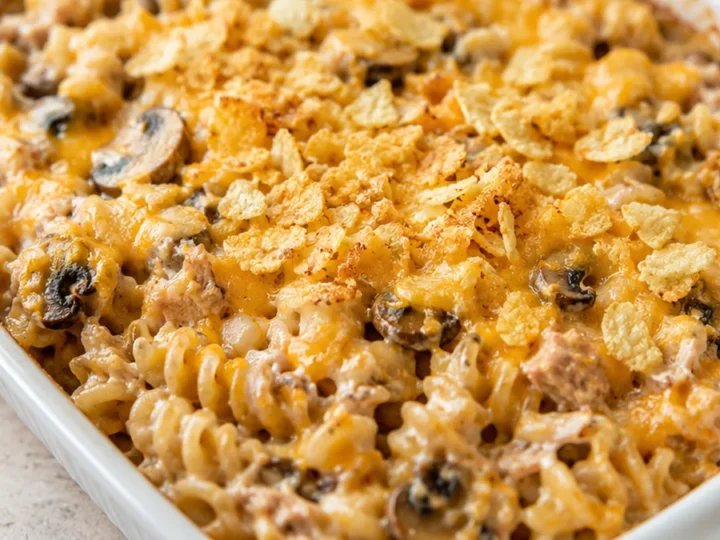 Viral GF Tuna Noodle Casserole! So Creamy!