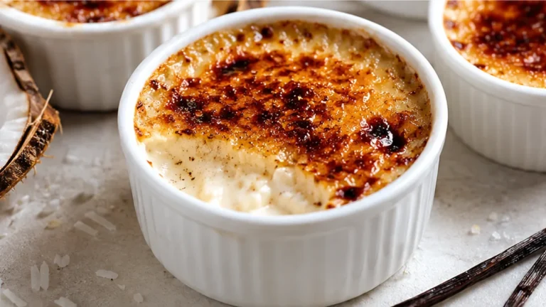 Coconut Crème Brûlée: Dairy-Free Delight