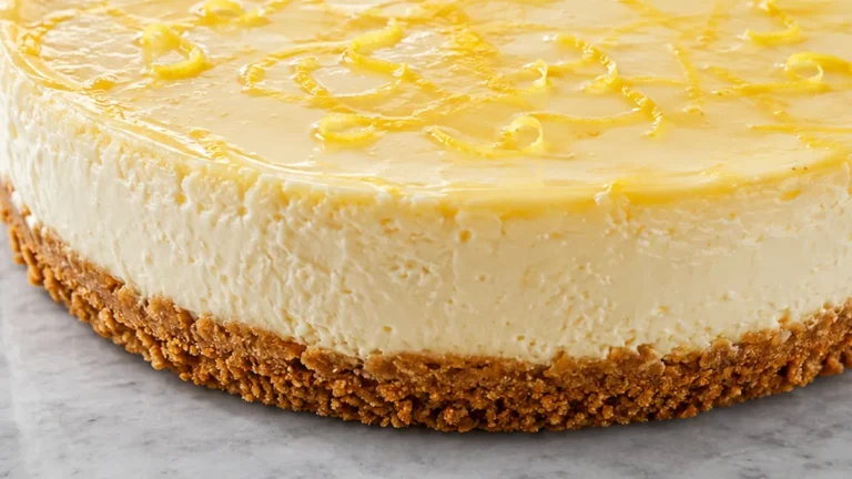 Gluten-Free Lemon Cheesecake Recipe