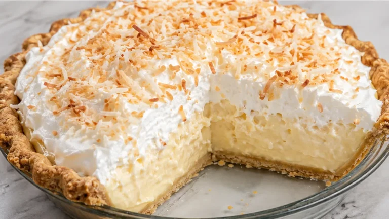 Irresistibly Creamy Gluten-Free Coconut Cream Pie!