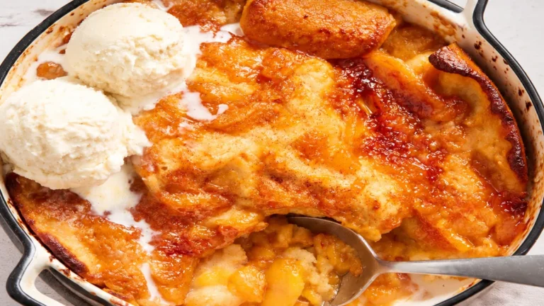 Irresistible Gluten-Free Peach Cobbler Recipe!