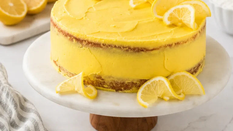 Irresistibly Moist Gluten-Free Lemon Cake!