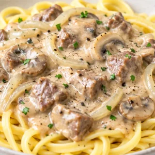 Creamy Gluten-Free Beef Stroganoff - creamy gluten free beef stroganoff